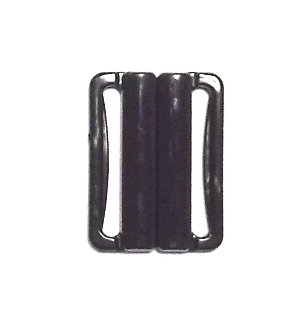 Bikiniverschluss schwarz 20 mm