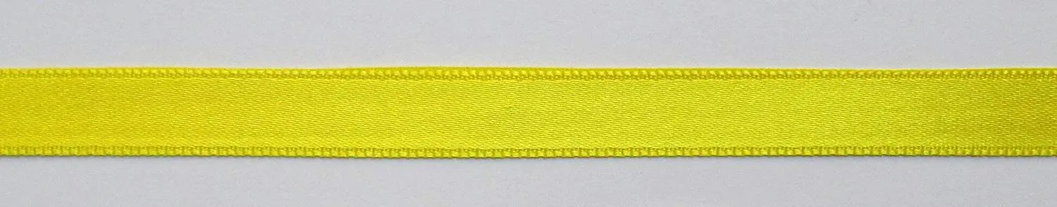 Satinband Double Face 006 mm gelb