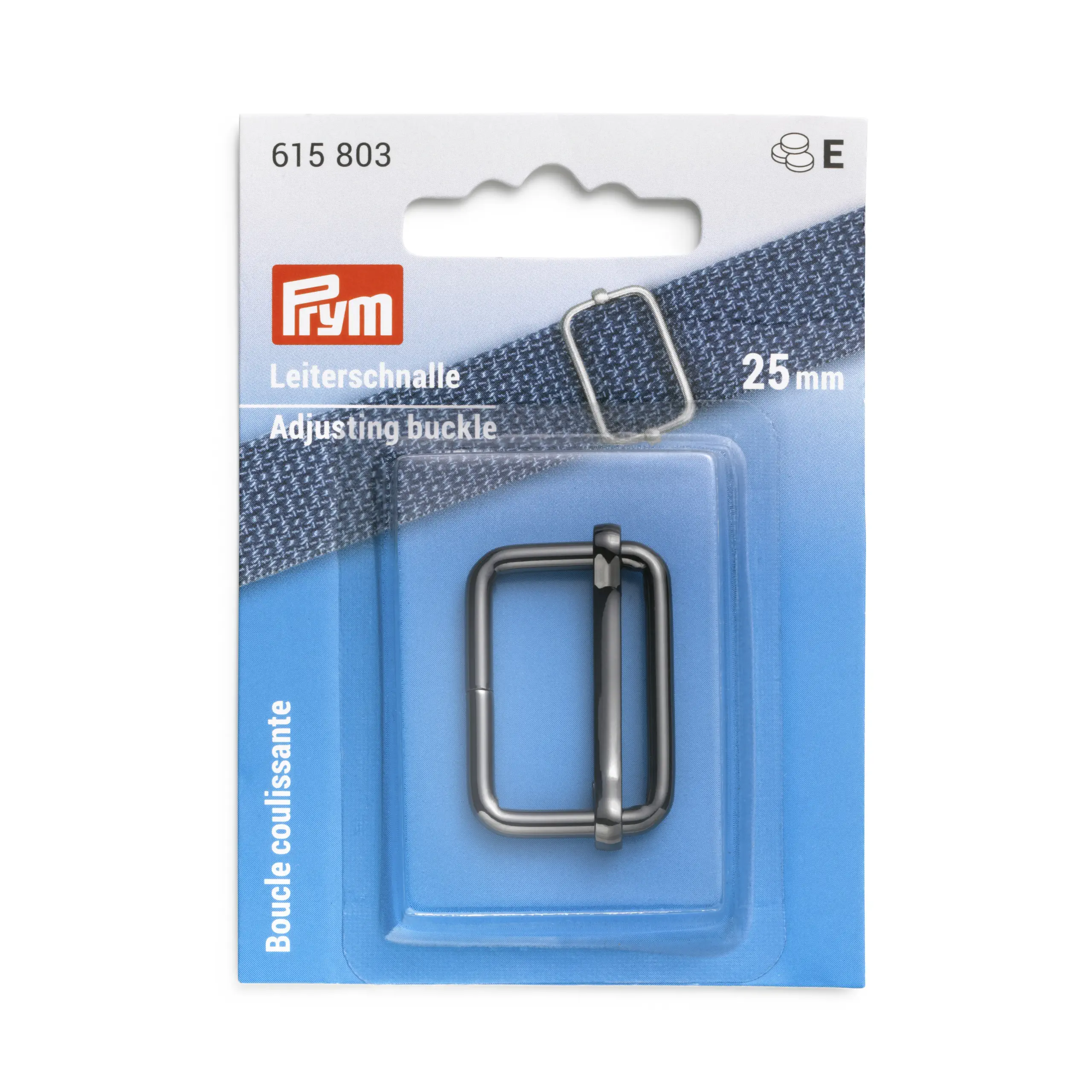 Prym 615803 Leiterschnalle silber brüniert 25 mm