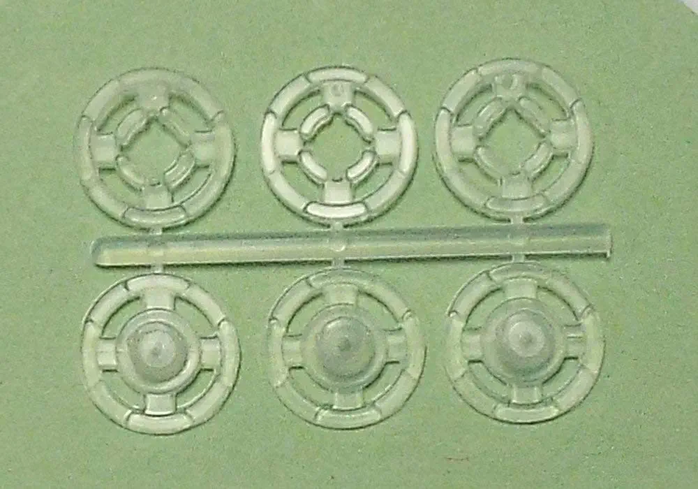 10 Annäh-Druckknöpfe Kunststoff 15 mm transparent