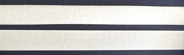 Klettband Haken- und Flauschband 50 mm weiß zum Nähen