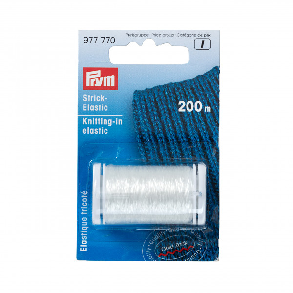 Prym 977770 Strickelastik transparent