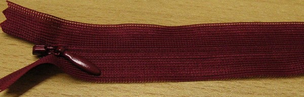 RV rot bordeaux, 025 cm Kunststoff nahtverdeckt