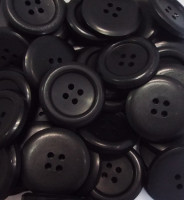 Knopf 30 mm schwarz Knopf 30 mm schwarz