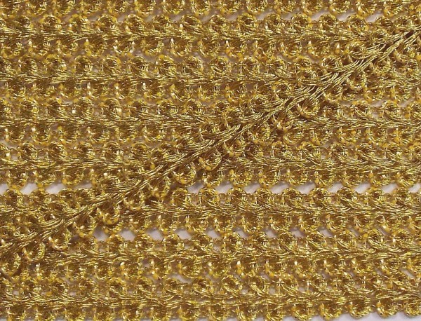 Posamentenborte Lurex Gold 8 mm