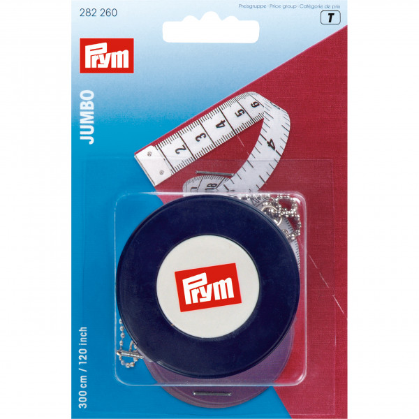 Prym 282260 Rollbandmaß Jumbo 300 cm/120 inch