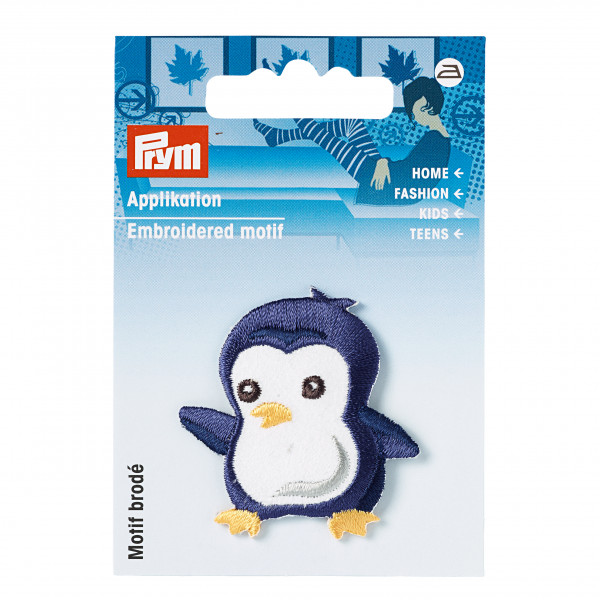 Prym 925549 Kleiner Pinguin aufbügelbar