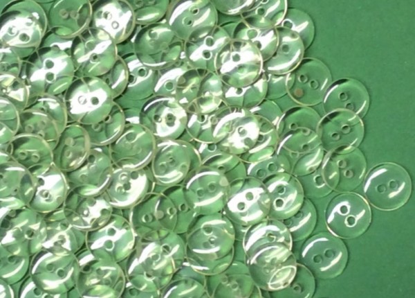 Knopf transparent 15 mm