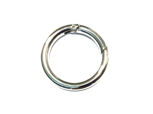 Taschenring 35 mm silber