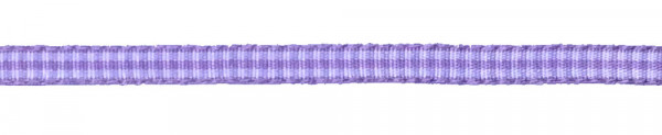 Vichy-Karoband 6 mm violett/weiß