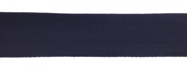 Baumwollband 25 mm marine 100% Baumwolle