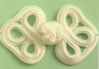 Posamentenverschluß 60 x 35 mm ivory Posamentenverschluß 60 x 35 mm ivory