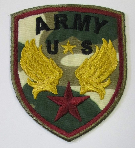 Applikation "ARMY" 60 x 50 mm