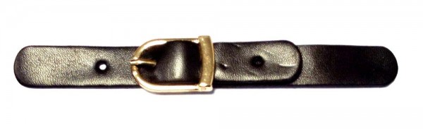 Bekleidungsverschluss schwarz/gold 110 x 20 mm