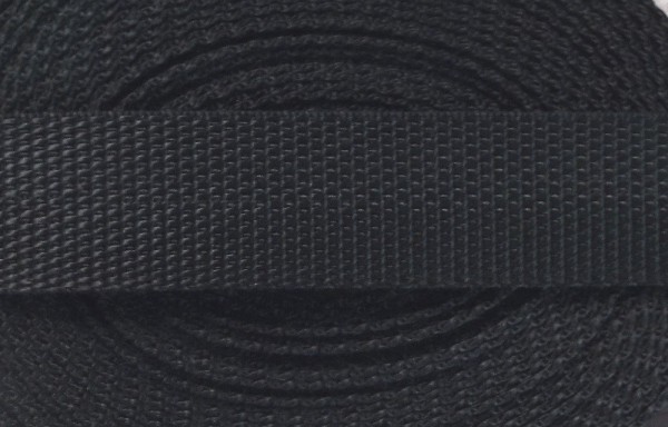 PP Gurtband 20 mm schwarz