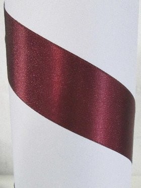 Satinband Double Face 038 mm bordeaux