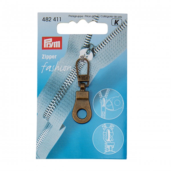 Prym 482411 Fashion-Zipper Öse altmessing