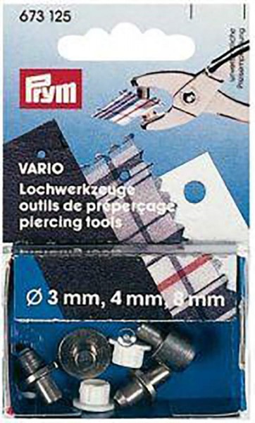 Lochwerkzeuge für Vario-Zange ST 3/4/8 mm