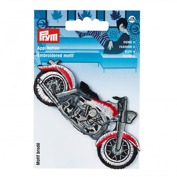 Prym 925229 Applikation Motorrad 50 x 100 mm aufbügelbar