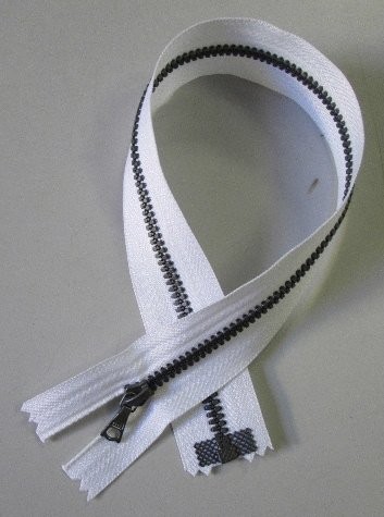 RV weiß, 035 cm Kunststoff teilbar Krampe