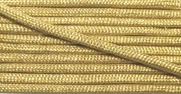 Kordel Polyester 5 mm gold glänzend