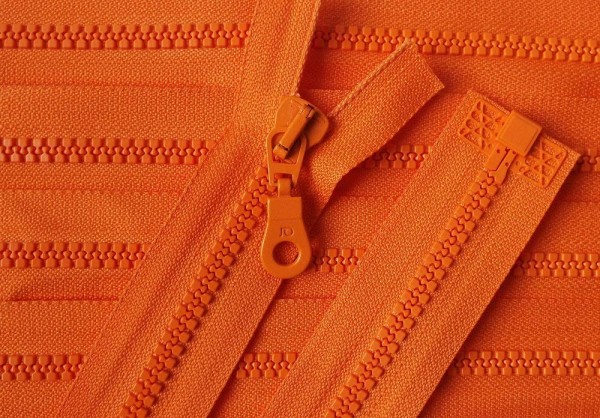 RV orange, 050 cm Kunststoff teilbar Krampe