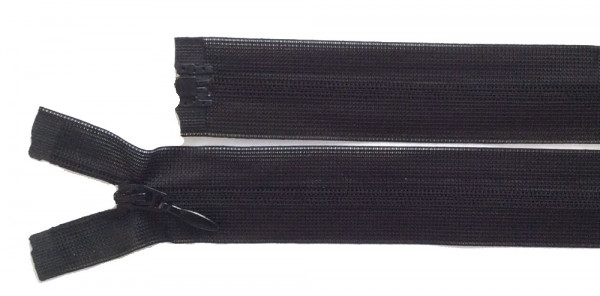 RV schwarz, 040 cm Kunststoff nahtverdeckt teilbar