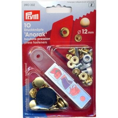NF-Druckknopf Anorak MS 12 mm goldfarbig