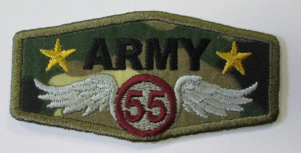 Applikation "ARMY" 70 x 35 mm