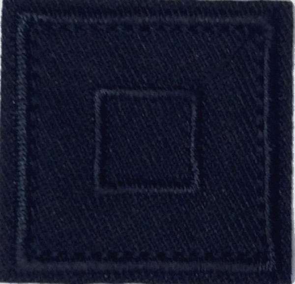 Applikation Quadrat 33 x 33 mm dunkelblau aufbügelbar