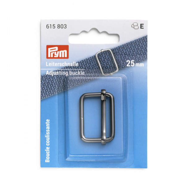 Prym 615803 Leiterschnalle silber brüniert 25 mm