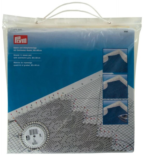 Prym 611320 Spann- und Dämpfunterlage 70 x 70 cm