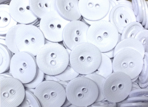 Wäscheknopf 11 mm weiß koch- und mangelfest