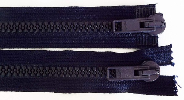 RV blau dunkel, 068 cm Kunststoff teilbar 2-Wege Krampe