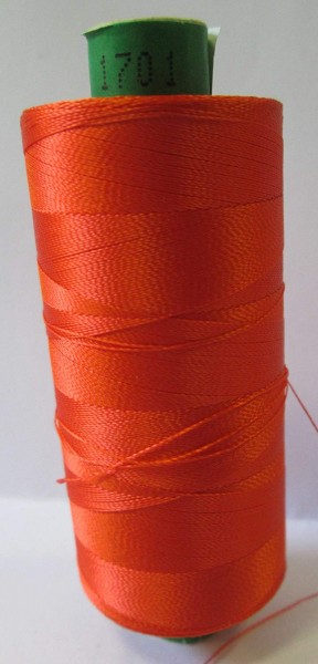 Maschinenstickgarn 1000 m rot orange col. 1701, ISAFIL 40er