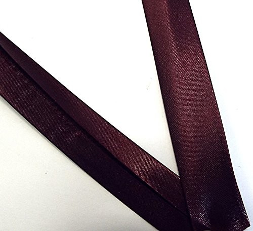 Satinschrägband dunkles bordeaux 18 mm