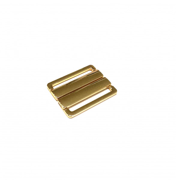 Bikiniverschluss 30 mm Metall gold