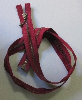 RV rot dunkel, 100 cm Metall teilbar