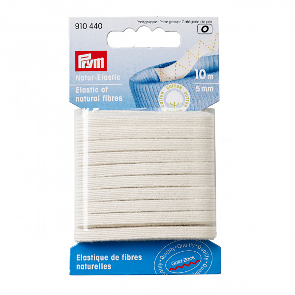 Prym 910440 Natur-Elastic 5mm rohweiß