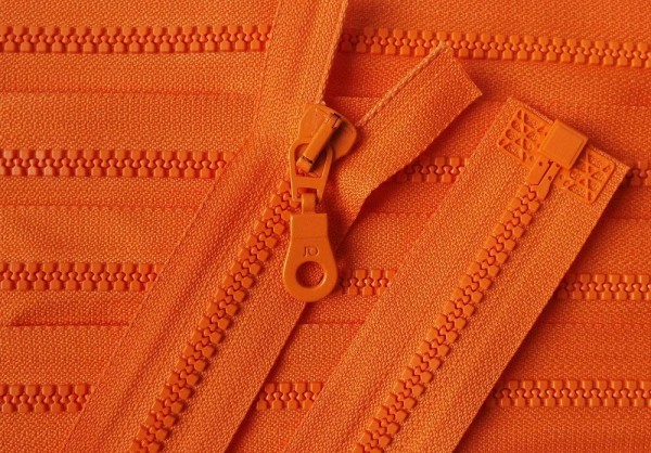 RV orange, 080 cm Kunststoff teilbar Krampe
