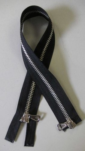 RV schwarz, 038 cm Metall teilbar 2-Wege