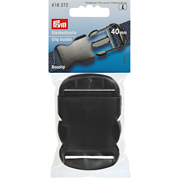 Prym 416372 Steckschnalle 40 mm schwarz