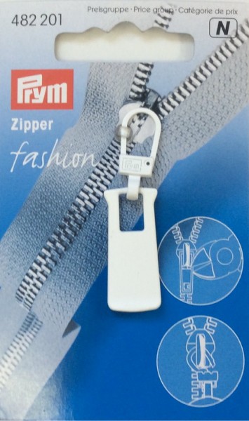 Prym 482201 Fashion-Zipper weiß