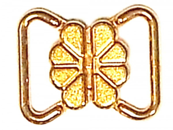 Bikiniverschluss 12 mm Metall gold