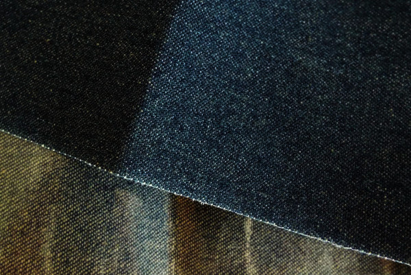 Patches Jeansstoff dunkel blau 11 x 36 cm