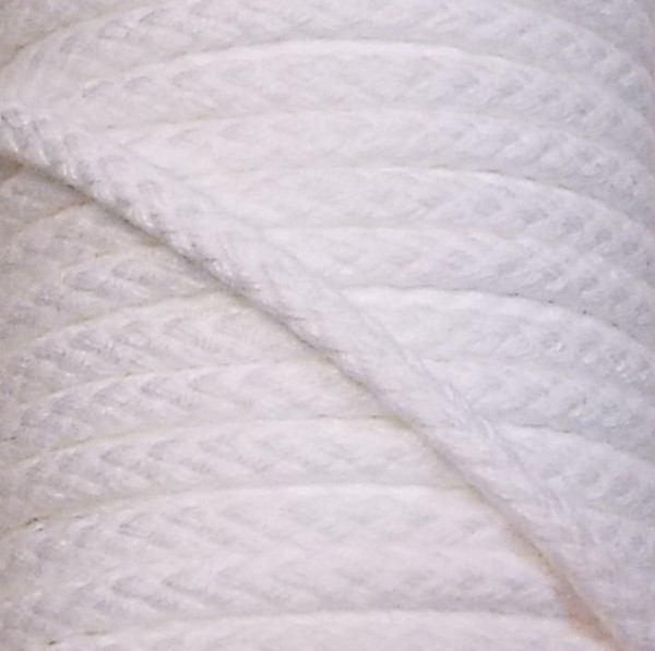 Baumwollkordel 5 mm weiß