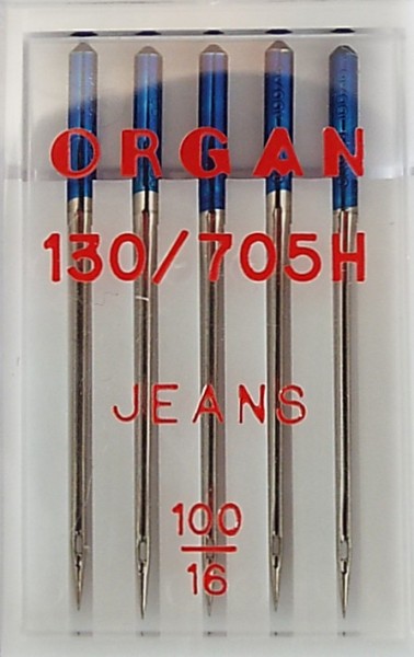 Nähmaschinennadeln Jeans Stärke 100 130/705 H