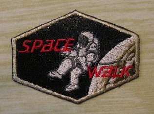 Applikation Astronaut "space walk" 60 x 45 mm