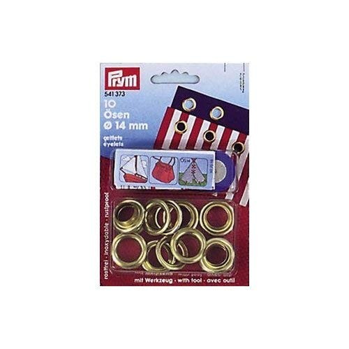 Ösen und Scheiben MS 14,0 mm goldfarbig