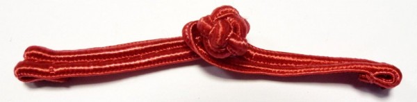 Posamentenverschluß 85 x 15 mm rot